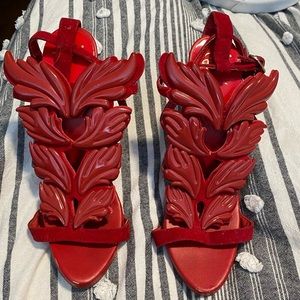 Giuseppe zanotti Red Sandals for Sale